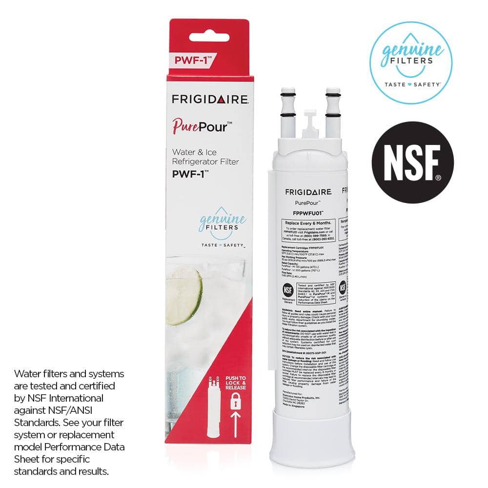 Beugel Pennenvriend Zee Frigidaire PurePour PWF-1 FPPWFU01 Refrigerator Water Filter FPPWFU01 - The  Home Depot