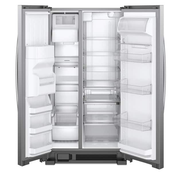 24.6 cu. ft. Side by Side Refrigerator in Fingerprint Resistant Stainless Finish