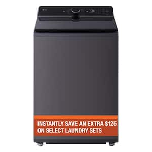 5.5 cu. ft. SMART Top Load Washer in Matte Black with Impeller, Easy Unload and TurboWash3D Technology