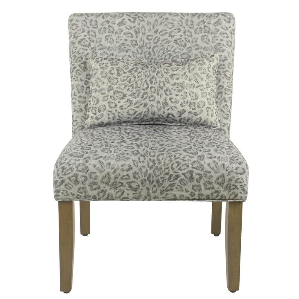 homepop parker accent chair and pillow