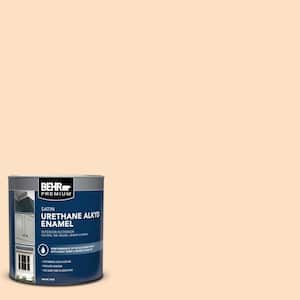 1 qt. #290C-2 Creamy Beige Satin Enamel Urethane Alkyd Interior/Exterior Paint