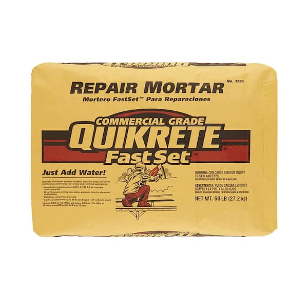 Quikrete 60 lbs. FastSet Mortar Repair D113 - The Home Depot