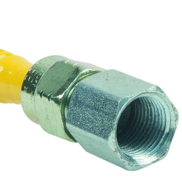 ProCoat 3/8 in. FIP x 3/8 in. MIP x 36 in. Stainless Steel Gas Connector  3/8 in. O.D. (33,400 BTU)