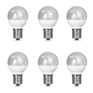 40-Watt Equivalent Bright White (3000K) S11 Intermediate E17 Base LED Light Bulb (6-Pack)