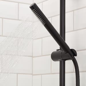 Neo 1-Spray Wall Mount Handheld Shower Wand in Matte Black