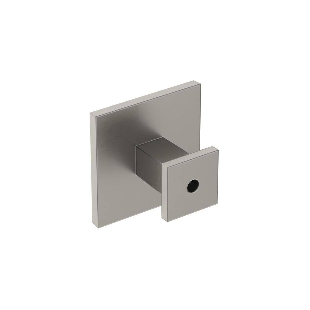 Satin Nickel Square Cabinet Knob with Mounting Hardware