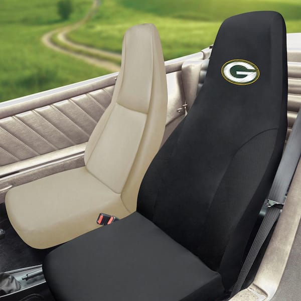 Green Bay Packers Black Car Seat Cover