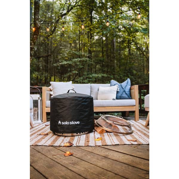 Solo Stove Bonfire Shelter 22 x 16 PCV Lined Fire Pit Cover  SSBON-SHELTER-BLK