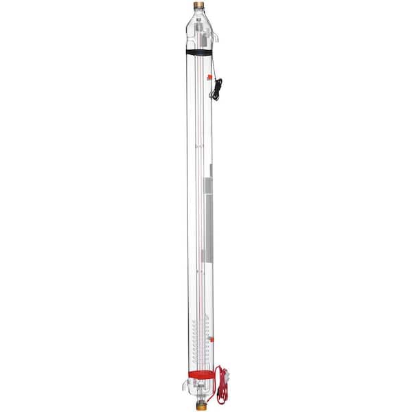 90W CO2 Laser Tube, 49.2 in. (1250 mm) Length, 3.1 in. (80 mm) Dia Borosilicate Glass Laser Cutter Tube, 2025 Upgrade