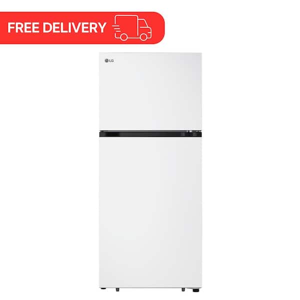 28 in. 18 cu. ft. Top Freezer Garage-Ready Refrigerator in White