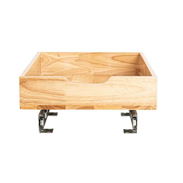 Household Essentials 4521-1 Glidez 1-Tier Sliding Cabinet Organizer, 14.5 Wide, Wood