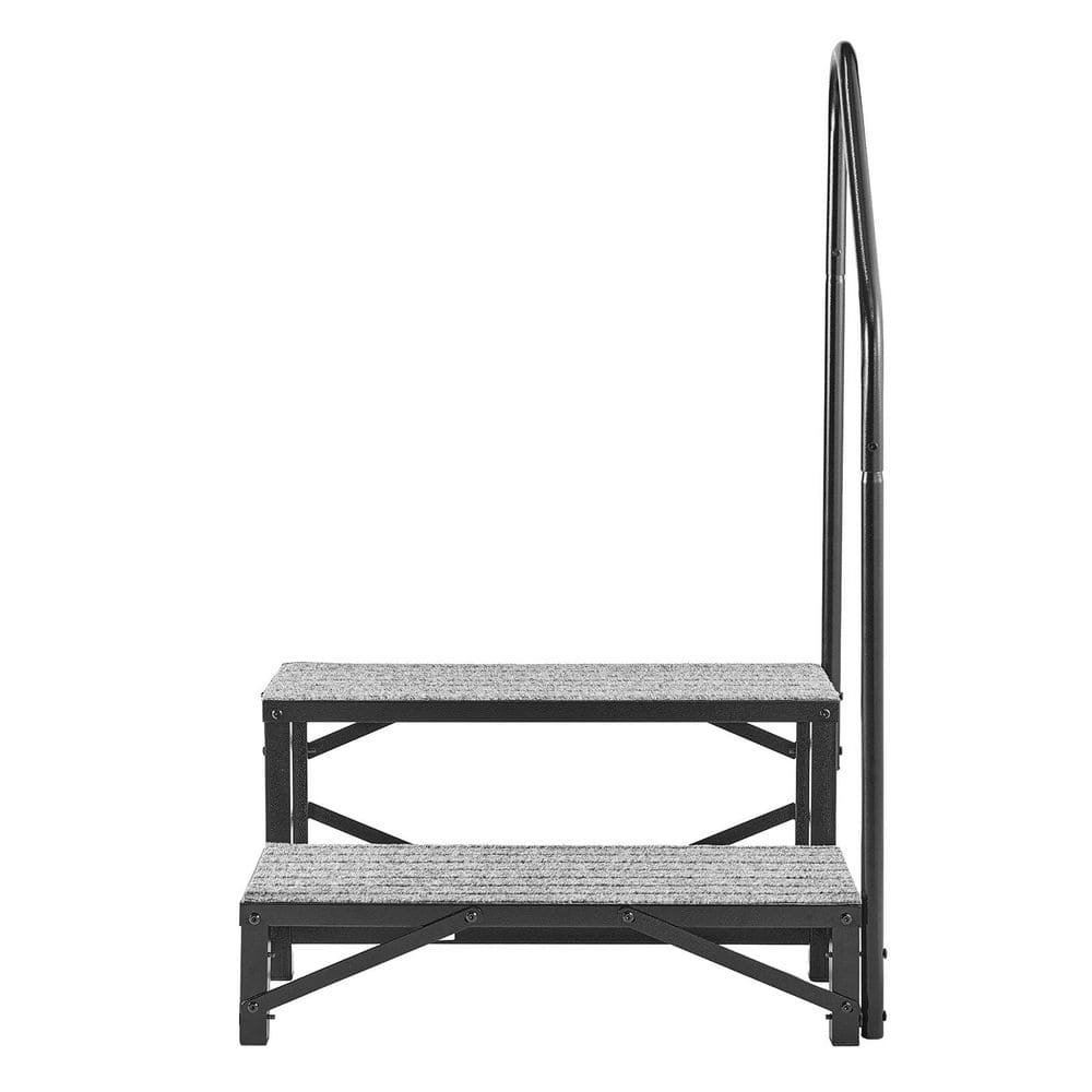 2-Step RV Stairs with Handrail,660 lbs. Capacity, Durable Outdoor Steps with Non-Slip Surface, Portable Steps for Camper price history on PriceWatchPro