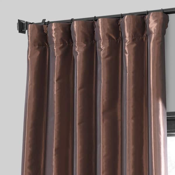 Rod Pocket Blackout Curtain, Faux Leather Curtains
