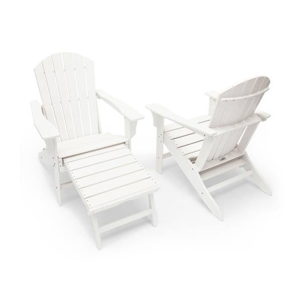 Patio chairs best sale with hideaway ottoman