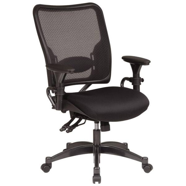 Office Star Products 68 Series Black AirGrid Back Office Chair