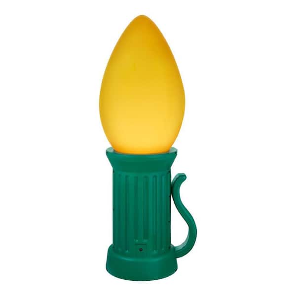 3 ft Battery Operated LED Yellow Jumbo Bulb