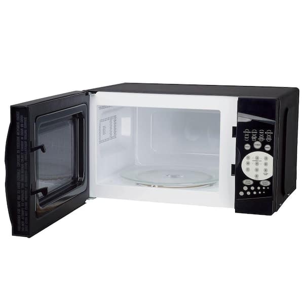 Magic Chef 1.0 cu. ft. Countertop Microwave in Stainless and Black with Air  Fryer MC110AMST - The Home Depot