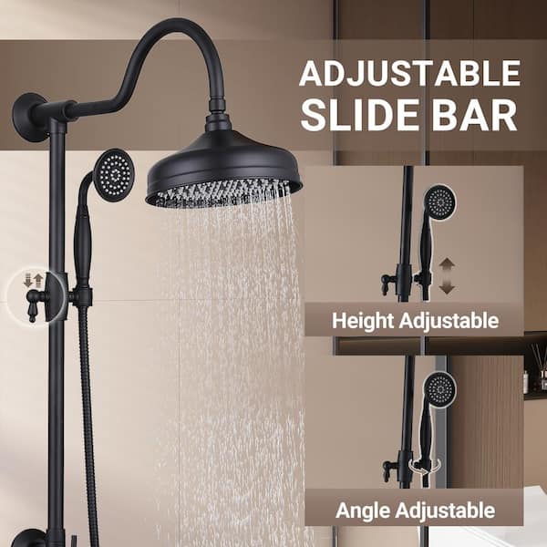 Pfister Kenzo Matte Black 1-Spray Handheld Shower 1.8-GPM (6.8-LPM) Pfister Kenzo Matte Black 1-Spray Handheld Shower 1.8-GPM (6.8-LPM)