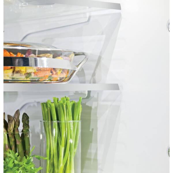 Ge Profile 27 7 Cu Ft French Door Refrigerator With Autofill In Fingerprint Resistant Stainless Steel Energy Star Pfe28kynfs The Home Depot