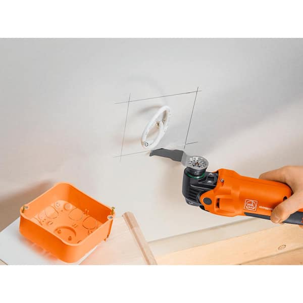 Specialist Ung dame Alfabetisk orden FEIN MM 500 Plus MultiMaster Start 350 W (3 Amp) Variable Speed Oscillating  Multi-Tool With Blades and Accessories 72295264090 - The Home Depot