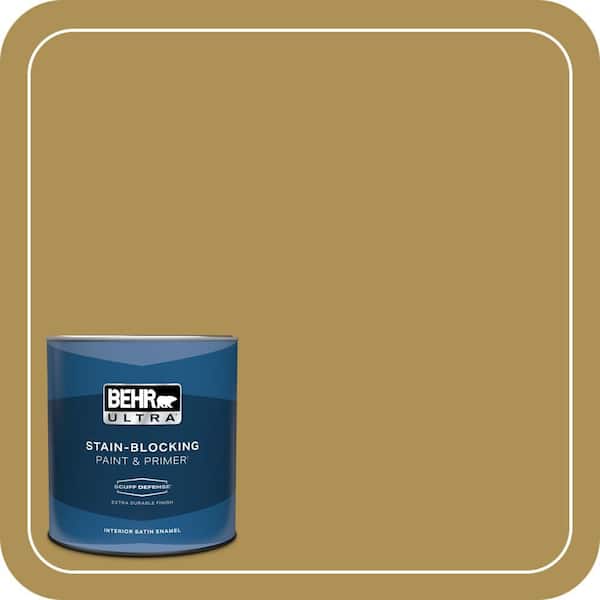 BEHR ULTRA 1 qt. Home Decorators Collection #HDC-FL14-7 Asian Pear Extra Durable Satin Enamel Interior Paint & Primer