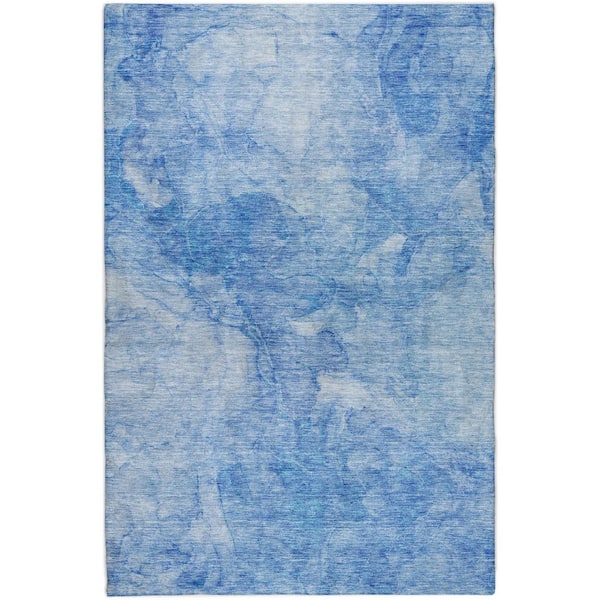 Dream Shag Premium Machine Washable Abstract ADS688 Salmon 8 ft. x 10 ft. Area Rug
