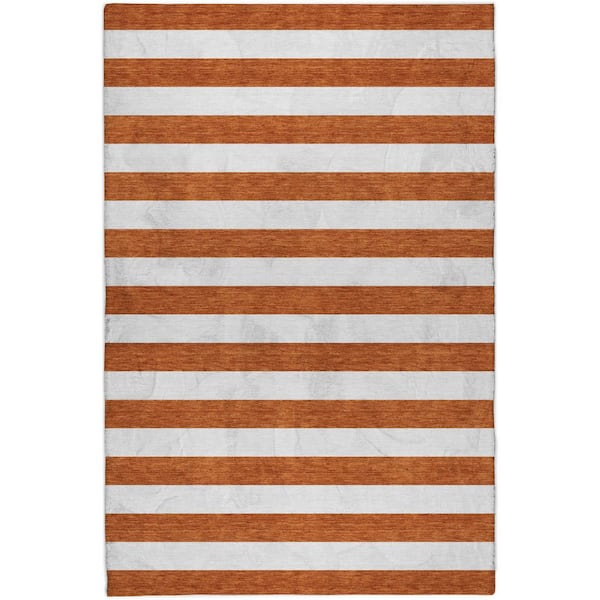Dream Shag Premium Machine Washable Abstract ADS528 Paprika 10 ft. x 14 ft. Area Rug