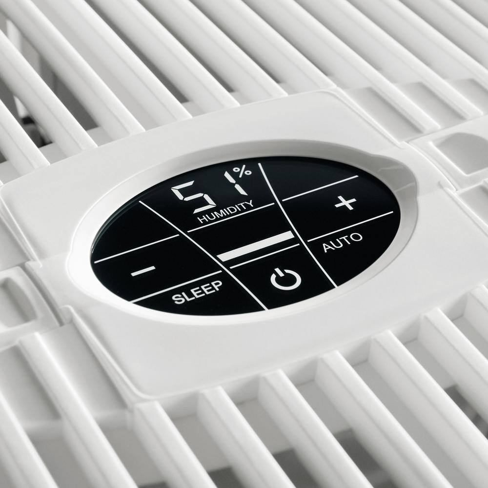 White Filter-Free Evaporative Humidifier with Automatic Shutoff
