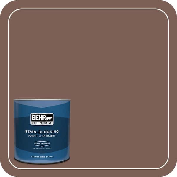 BEHR ULTRA 1 qt. #MQ1-57 Secret Journal Extra Durable Satin Enamel Interior Paint & Primer