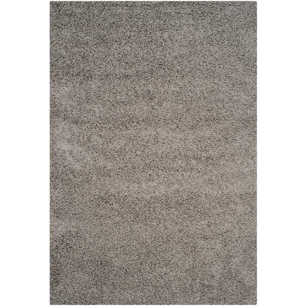 Athens Shag Light Gray 5 ft. x 8 ft. Solid Area Rug price history on PriceWatchPro