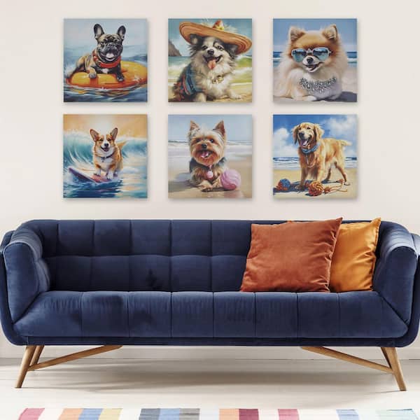 Chihuahua Canvas Unframed Wall Art Print by Tessa Kane, Funny Dog