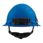 BOLT Blue Type 1 Class C Front Brim Vented Hard Hat with 6-Point Ratcheting Suspension (10-Pack)