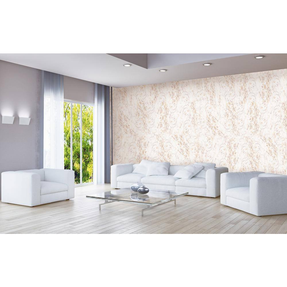Brown and Gold Marble Self-Adhesive Vinyl Film