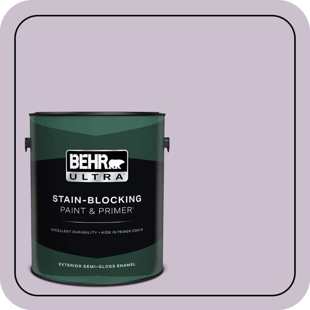 1 gal. #S100-2 Romantic Poetry Semi-Gloss Enamel Exterior Paint & Primer price history on PriceWatchPro