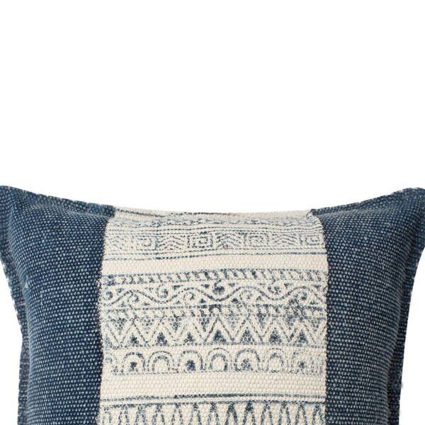 The Urban Port 18 x 18 Square Accent Pillows, Geometric Pattern