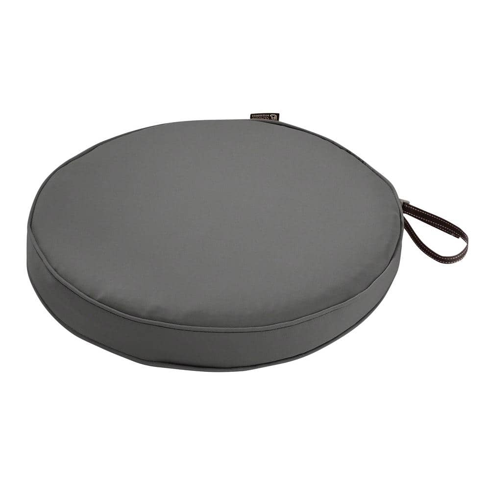 Montlake Fade Safe Light Charcoal 15 in. Round Outdoor Seat Cushion price history on PriceWatchPro