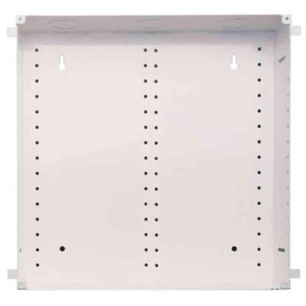 Leviton 14 in. Structured Media Enclosure and Flush Mount Cover, White