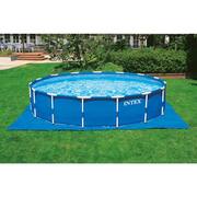 18 ft. W x 4 ft. Round Metal Frame Above Ground Swimming Pool Set Pump, Ladder and Cover