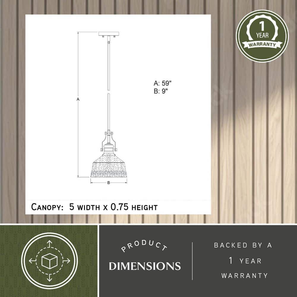 Beloit 9" Satin Nickel and Glass Mini Pendant Light