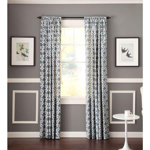 Kenney Babylon 90 - 130 in. Adjustable 3/4 in. Standard Decorative Window Single Curtain Rod in Dark Brown