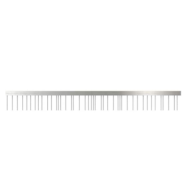 Bon Tool 60 in. x 1 in. Section B Random Spacing Texture Comb without T-Adapter