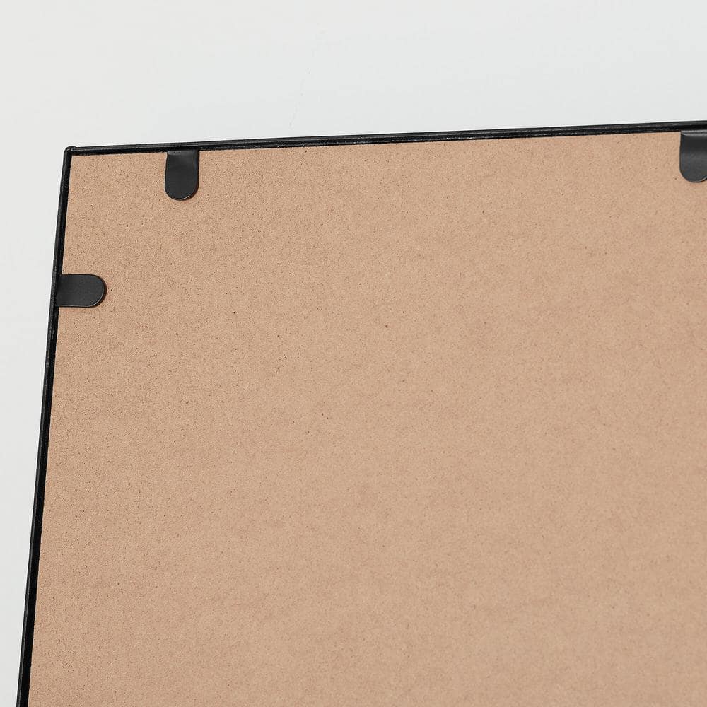 Buy Oversized Black Metal Frame Windowpane Classic Floor Mirror (70 in