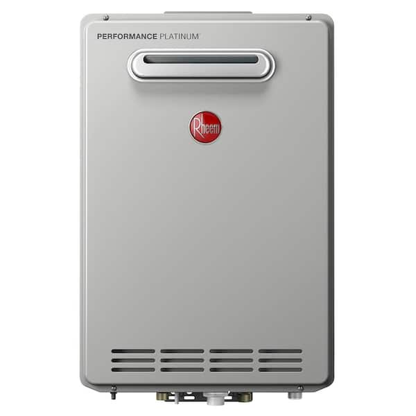 Rheem Performance Platinum 9.0 GPM Natural Gas High Efficiency Outdoor Tankless Water Heater