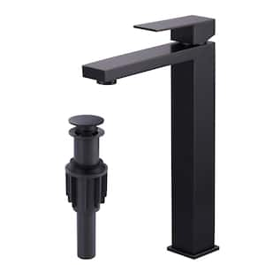 Single Handle Single Hole Bathroom Faucet with Drain Include in Oil Rubbed Bronze