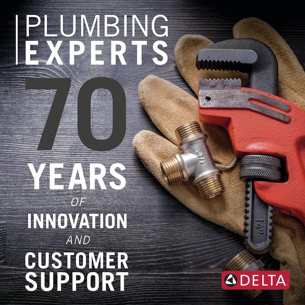 Delta - Foundations 2-Handle Standard Kitchen Faucet in Stainless