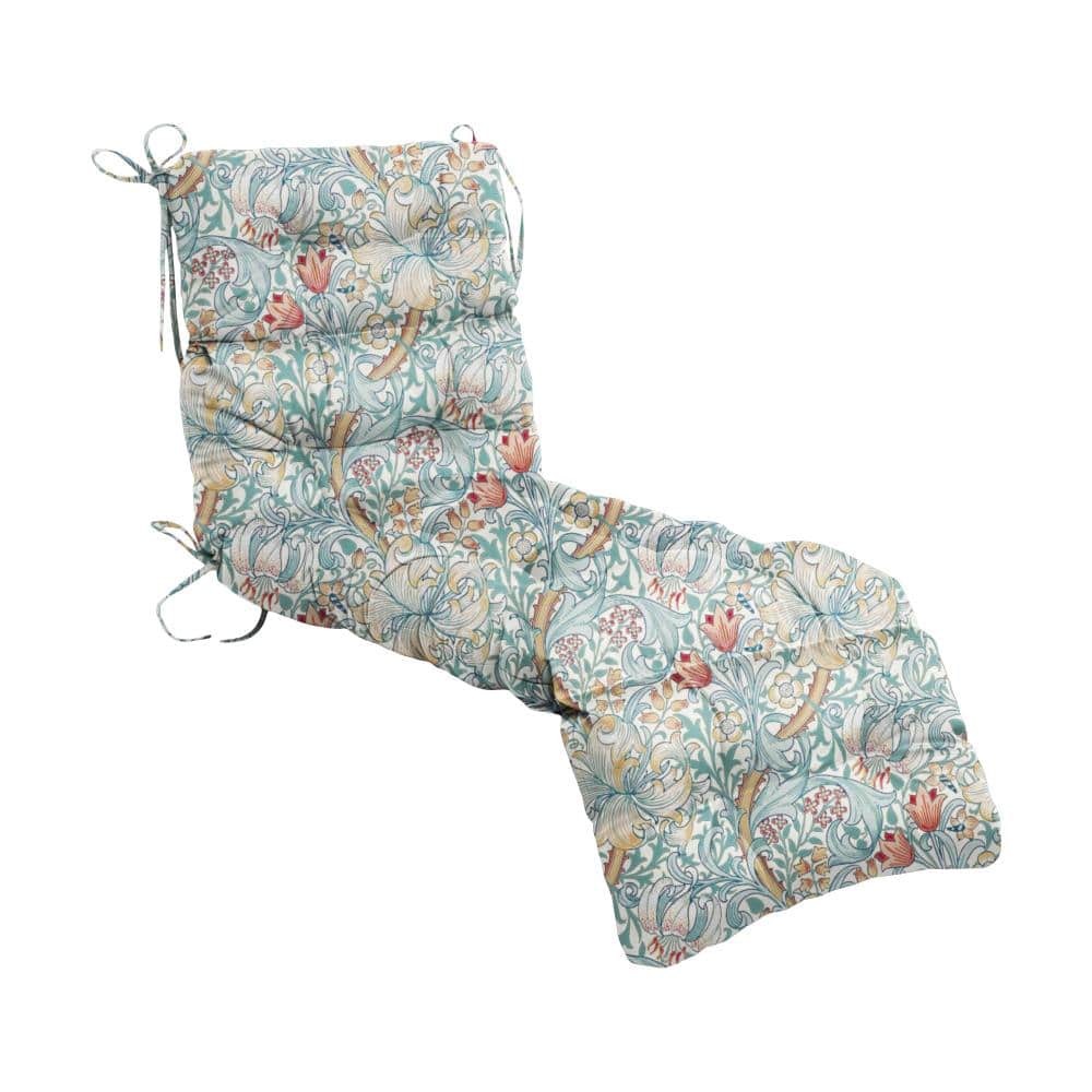 "Outdoor Chaise Lounge Chair Cushion 72""x 22""x4"",Polyester Patio Pool Lounge Chair Cushion for with Ties,Floral" price history on PriceWatchPro