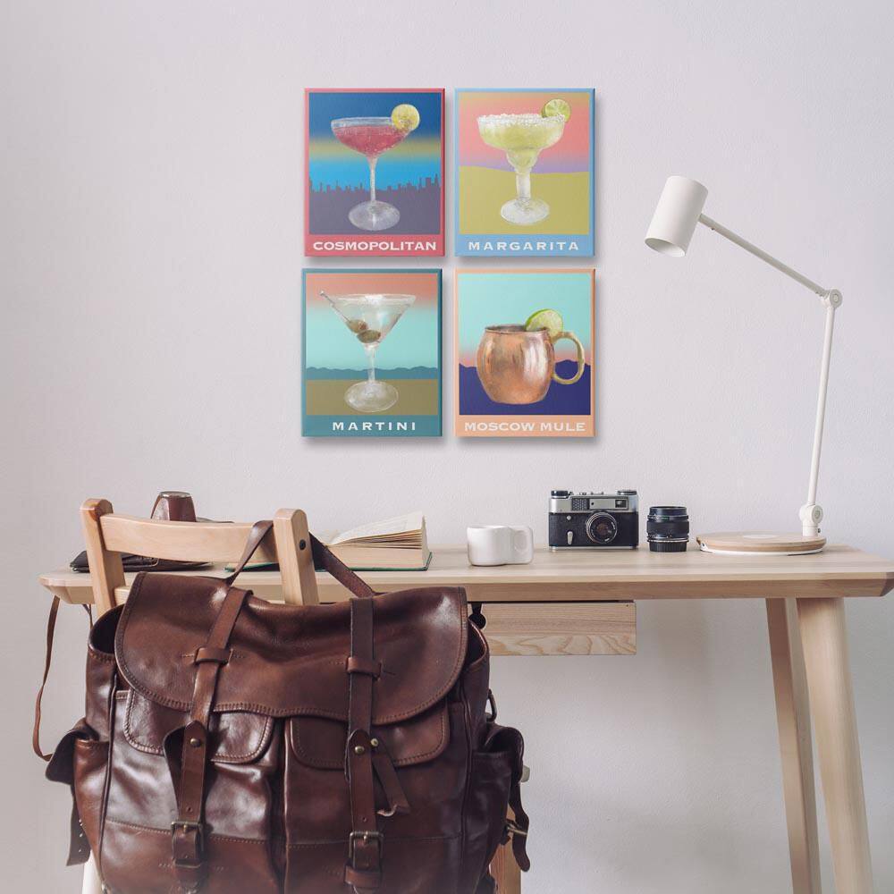 Cocktails over Muted Landscapes by Matthew Piotrowicz 4 Piece Unframed Food Graphic Art Print 14 in. x 11 in. price history on PriceWatchPro