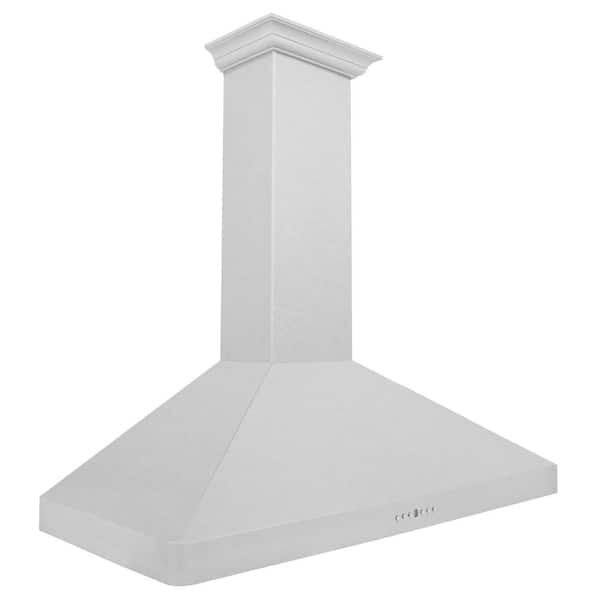 ZLINE Kitchen and Bath 48 in. 400 CFM Convertible Vent Wall Mount Range Hood in Fingerprint Resistant Stainless Steel