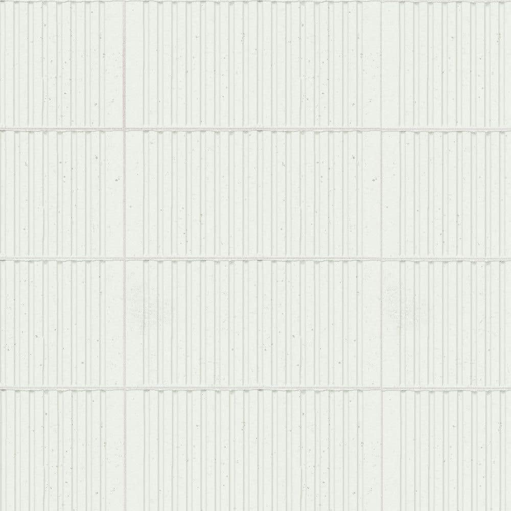 Kings Loft White 7-7/8 in. x 15-3/4 in. Fluted Ceramic Wall Tile (10.44 sq. ft./Case) price history on PriceWatchPro