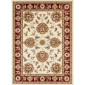 Timeless Abbasi Ivory 5 ft. x 7 ft. Traditional Area Rug
